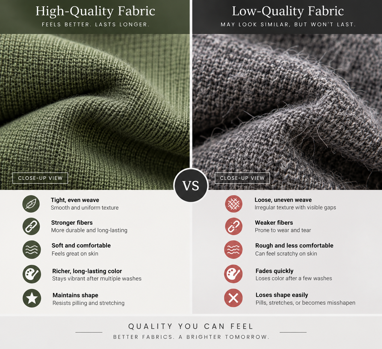 Top 10 Signs of Cheap or Low-Quality Fabric