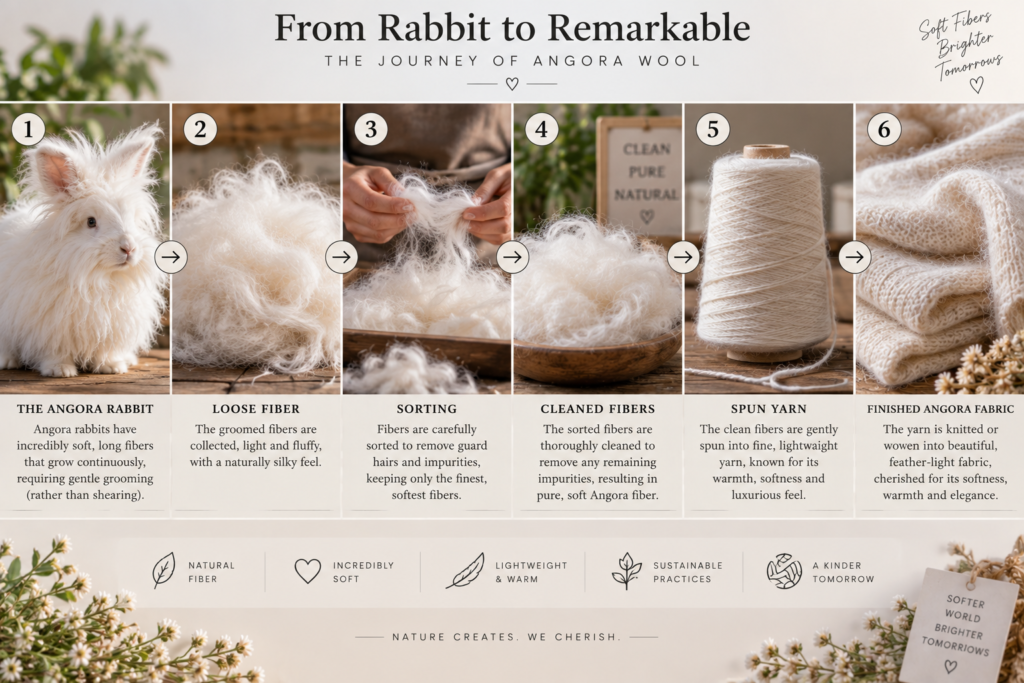 Angora Wool Fabric