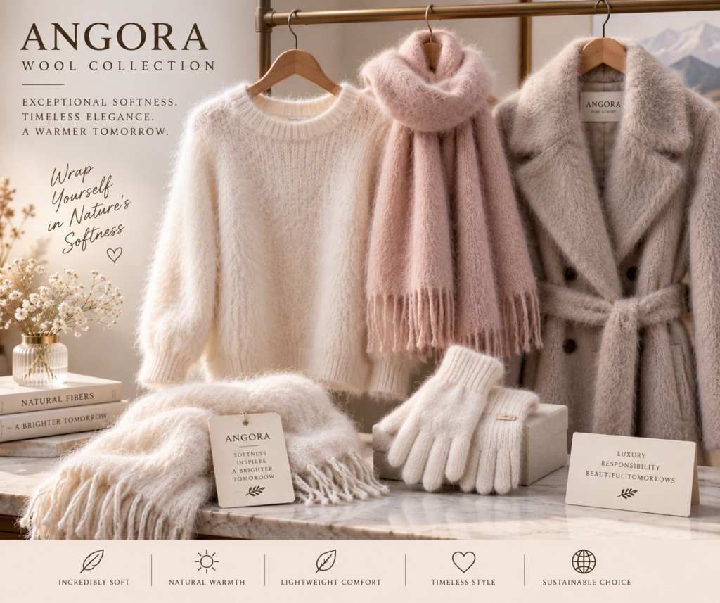 Angora Wool Fabric