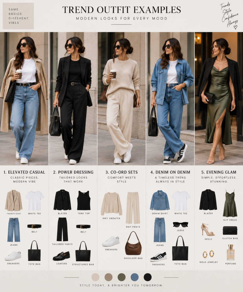 office wear outfit example 2026 trends